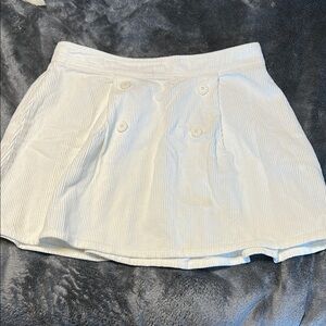 Forever 21 Cream Corduroy Skirt LARGE